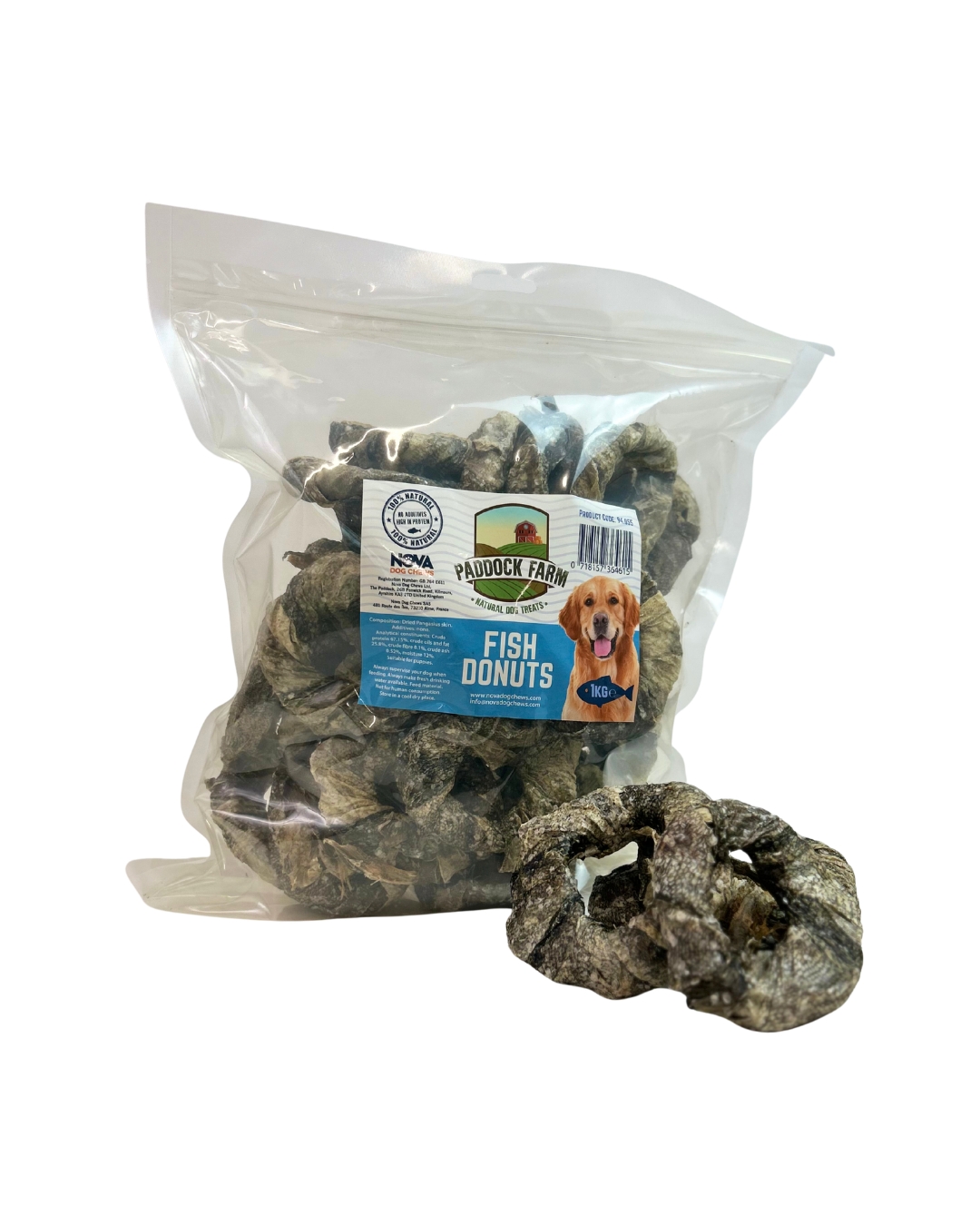 Fish Skin Donuts 1kg (slightly larger than usual)