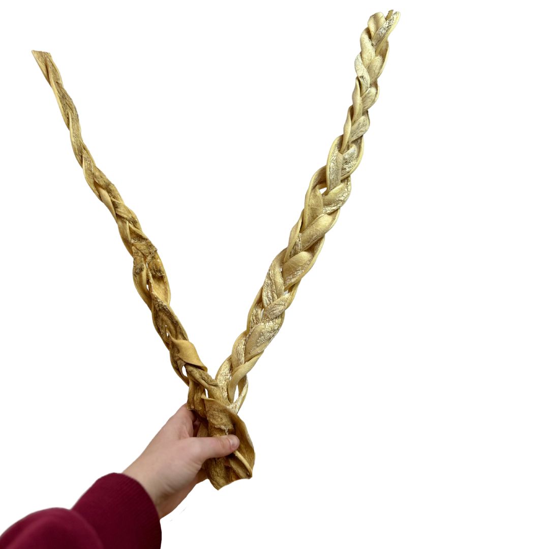 XL 50cm Beef Skin Braided (15 pack) - Image 4