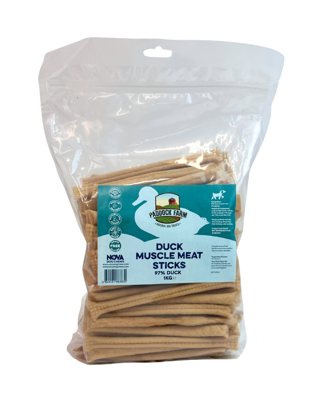 Muscle Meat Sticks Duck 1kg (avg. 108pcs) (Change of Colour) - Image 2