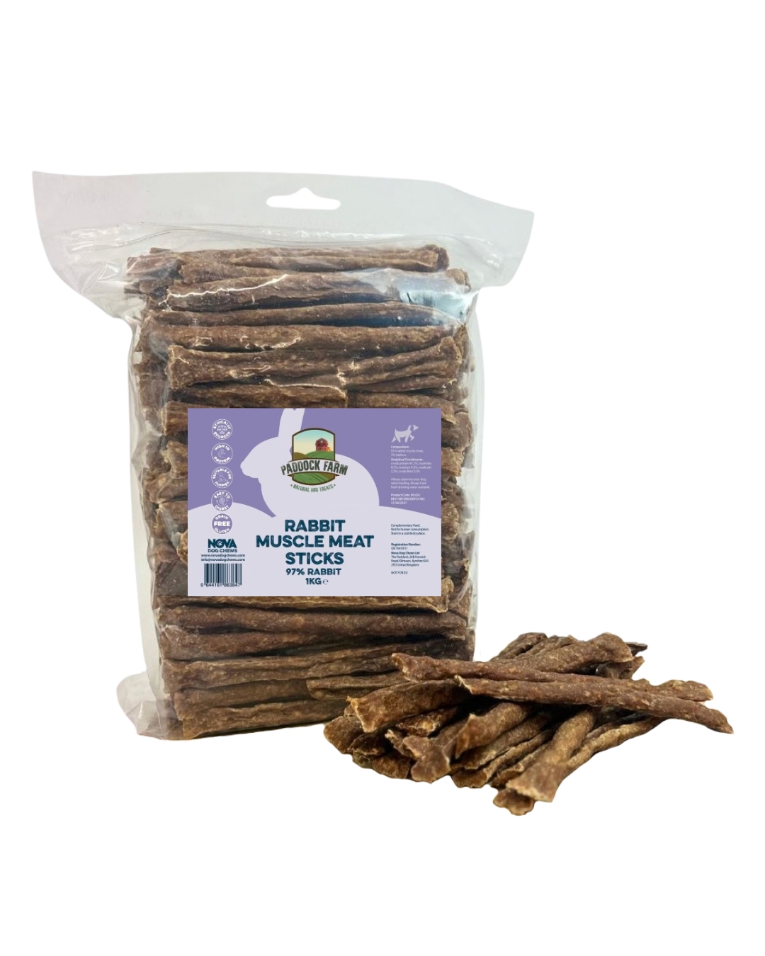 Muscle Meat Sticks Rabbit 1kg