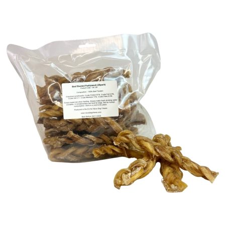 Beef Braided Paddywack 12-15cm (25 pack)