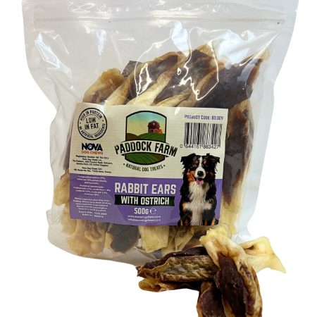 Rabbit Ears with Ostrich 500g