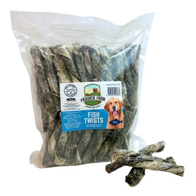 Fish skin twists 1kg (Larger than normal)
